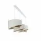 Lampa wisząca na listwie BOHO-CHIC JUTA L3 kremowa/beżowa I sklep meblowy MIRAT.