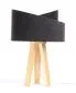 Lampa stołowa GEMSTONE czarna/srebrna/sosna nocna | MIRAT. w stylu kolekcja
