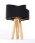 Lampa stołowa GEMSTONE czarna/złota/sosna polskiej produkcji | MIRAT.