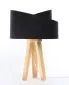 Lampa stołowa GEMSTONE czarna/złota/sosna polskiej produkcji | MIRAT.
