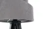 Lampa stołowa GEMSTONE szara/srebrna/czarna asymetryczna polskiej produkcji | MIRAT.