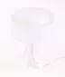 Lampa stołowa GEMSTONE biała asymetryczna na trójnogu | MIRAT.