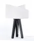 Lampa stołowa GEMSTONE biała/złota/czarna w stylu loft | MIRAT.
