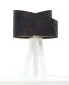 Lampa stołowa BLACK MARBLE czarna/złota/biała polskiej produkcji | MIRAT.