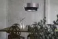 Lampa wisząca DOUBLE 50 czarna/szara symetryczna nad stół | MIRAT. w stylu kolekcja