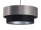 Lampa wisząca DOUBLE 50 czarna/szara symetryczna nad stół | MIRAT. w stylu kolekcja