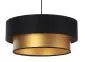 Lampa wisząca DOUBLE BLACK 60 złota/czarna nad stół ręcznie robiona | MIRAT. w stylu kolekcja