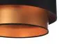 Lampa wisząca DOUBLE BLACK 60 miedziana/czarna polskiej produkcji | MIRAT. w stylu kolekcja