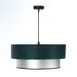 Lampa wisząca DOUBLE GREEN 60 zielona/srebrna dwukolorowa | MIRAT. w stylu kolekcja