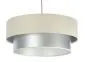 Lampa wisząca DOUBLE CREAM 50 kremowa/srebrna dwukolorowa ręcznie robiona | MIRAT. w stylu kolekcja