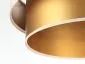 Lampa wisząca DOUBLE CREAM 40 kremowa/złota dwukolorowa do salonu | MIRAT. w stylu kolekcja