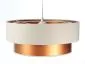 Lampa wisząca DOUBLE CREAM 50 kremowa/miedziana dwukolorowa polskiej produkcji | MIRAT. w stylu  kolekcja