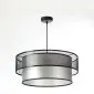 Lampa wisząca DOUBLE NET 50 srebrna nowoczesna symetryczna | MIRAT.