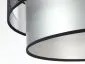 Lampa wisząca DOUBLE NET 50 srebrna nowoczesna symetryczna | MIRAT.