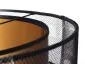 Lampa wisząca DOUBLE NET 40 złota symetryczna w kształcie walca | MIRAT.