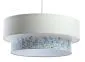 Lampa wisząca DOUBLE FLOWER 60 biała ręcznie robiona | MIRAT.