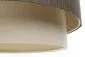 Lampa wisząca ERUTAN DOUBLE 50 szara/kremowa z podwójnym abażurem I sklep meblowy MIRAT.
