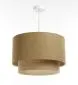 Lampa wisząca ERUTAN DOUBLE 40 żółta/beżowa nowoczesna I sklep meblowy MIRAT.