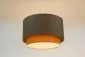 Lampa wisząca ERUTAN DOUBLE RATTAN 50 szara/beżowa z rattanową blendą I sklep meblowy MIRAT.
