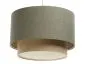 Lampa wisząca ERUTAN DOUBLE RATTAN 40 zielona/beżowa polskiej produkcji I sklep meblowy MIRAT.