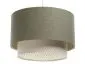 Lampa wisząca ERUTAN DOUBLE RATTAN 40 zielona/kremowa w stylu boho I sklep meblowy MIRAT.