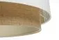 Lampa wisząca DUO LAMI LINE 60x25 biała/jutowa I sklep meblowy MIRAT.