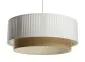 Lampa wisząca DUO LAMI LINE 70x28 biała/jutowa boho I sklep meblowy MIRAT.