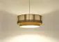 Lampa wisząca DUO LAMI LINE 60x25 kremowa/beżowa lniana I sklep meblowy MIRAT.