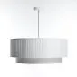 Lampa wisząca DUO LAMI LINE 60x25 biała do salonu I sklep meblowy MIRAT.