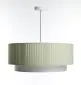 Lampa wisząca DUO LAMI LINE 40x16 zielona/kremowa boho I sklep meblowy MIRAT.