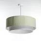 Lampa wisząca DUO LAMI LINE 40x16 zielona/kremowa boho I sklep meblowy MIRAT.
