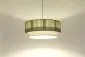 Lampa wisząca DUO LAMI LINE 60x25 zielona/kremowa pojedyncza I sklep meblowy MIRAT.