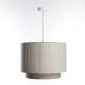 Lampa wisząca DUO LAMI LINE 50 kremowa/beżowa do salonu I sklep meblowy MIRAT.