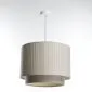 Lampa wisząca DUO LAMI LINE 40 kremowa/beżowa w stylu boho I sklep meblowy MIRAT.