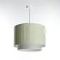 Lampa wisząca DUO LAMI LINE 40 zielona/kremowa boho I sklep meblowy MIRAT.