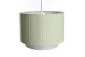 Lampa wisząca DUO LAMI LINE 60 zielona/kremowa lniana I sklep meblowy MIRAT.