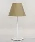 Lampa stołowa ENTURO IV brązowa z abażurem w kształcie stożka I sklep meblowy MIRAT.