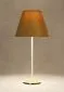 Lampa stołowa ENTURO IV brązowa z abażurem w kształcie stożka I sklep meblowy MIRAT.