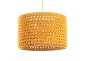 Lampa wisząca COTTON 30 żółta ze sznurka bawełnianego | MIRAT. w stylu  kolekcja