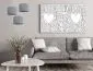 Lampa wisząca COTTON 30 szara ręcznie robiona polska | MIRAT. w stylu kolekcja