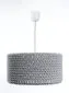 Lampa wisząca COTTON 40 szara nowoczesna ze sznurka | MIRAT. w stylu kolekcja