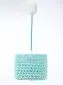 Lampa wisząca COTTON 25 turkusowa mała | MIRAT. w stylu kolekcja