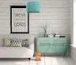 Lampa wisząca COTTON 30 turkusowa nad biurko do pokoju | MIRAT. w stylu  kolekcja