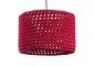 Lampa wisząca COTTON 30 czerwona ze sznurka bawełnianego | MIRAT. w stylu  kolekcja