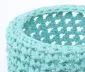 Lampa stołowa COTTON WOOD turkusowa ręcznie robiona | MIRAT.