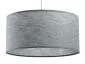 Lampa wisząca NATURAL GREY 40 szara walec tkanina | MIRAT.