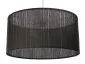 Lampa wisząca NATURAL DARK 60 grafitowa do przedpokoju boho | MIRAT.