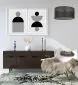 Lampa wisząca NATURAL DARK 60 grafitowa do przedpokoju boho | MIRAT.