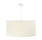 Lampa wisząca NATURAL CREAM 50 kremowa płócienna minimalistyczna | MIRAT.