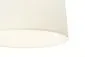 Lampa wisząca NATURAL CREAM 50 kremowa płócienna minimalistyczna | MIRAT.